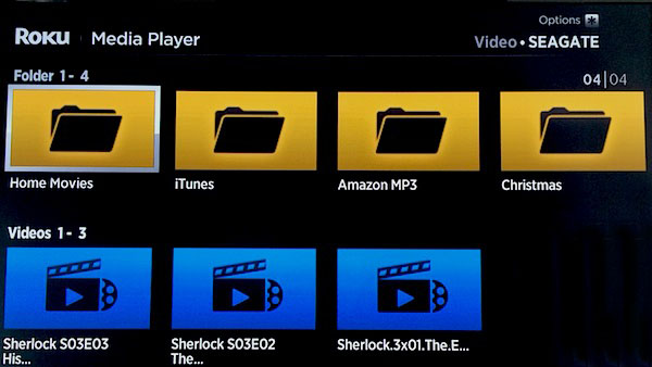 stream and play iTunes movies on Roku