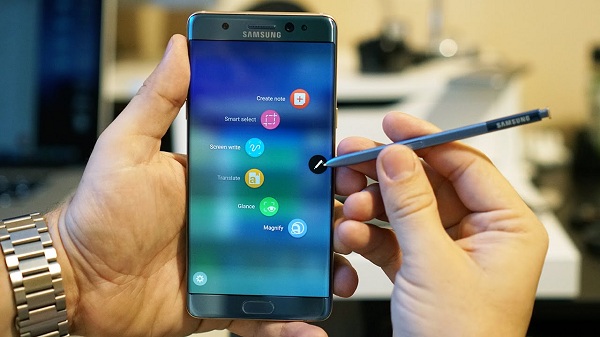 Samsung Galaxy Note 7 with new S Pen