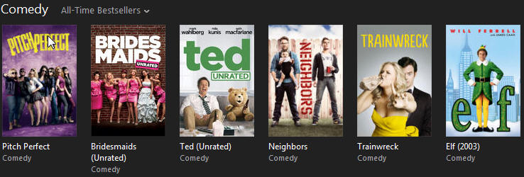 iTunes comedy movies