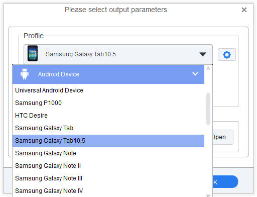 Convert iTunes videos for galaxy tab 10.5